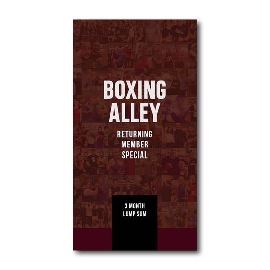 Boxing Alley 3-Month Returning Member Special